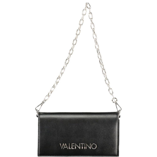 Black Polyethylene Women Handbag