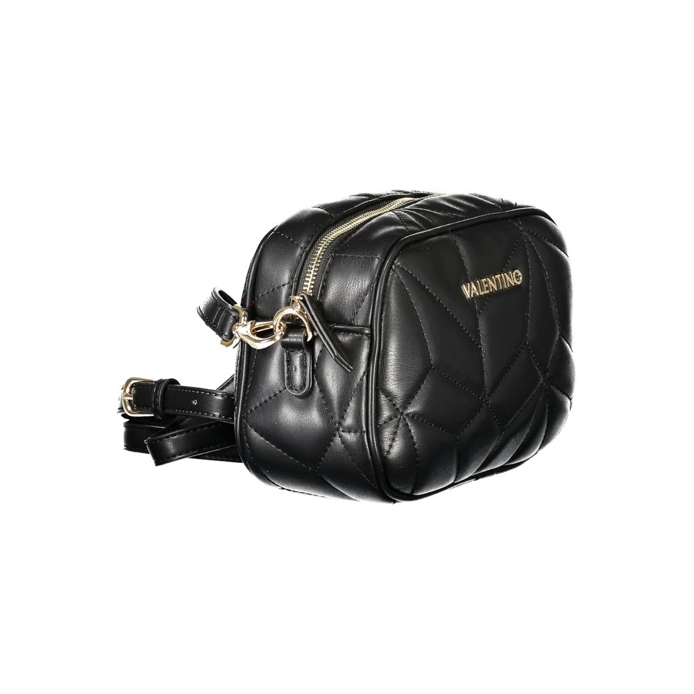 Black Polyethylene Women Handbag
