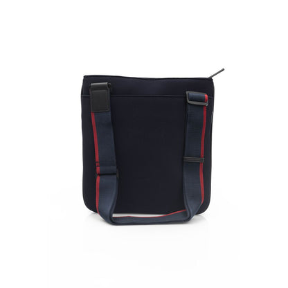 Blue Polyester Women Crossbody Bag