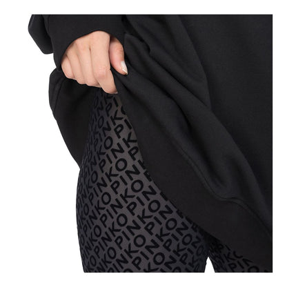 Black Nylon Jeans & Pant
