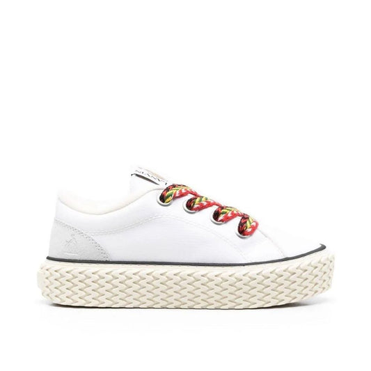 Cotton Lace-Up Sneakers