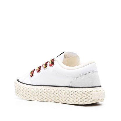 Cotton Lace-Up Sneakers