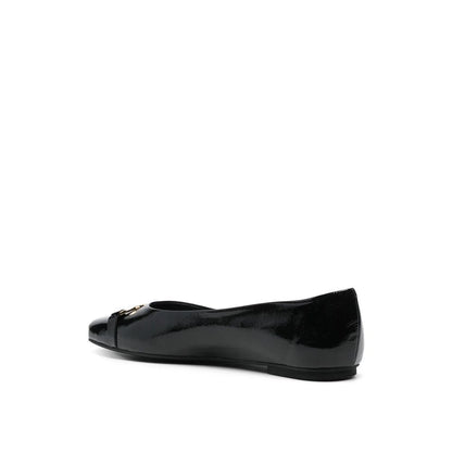 Gancini-Buckle Ballerina Flats