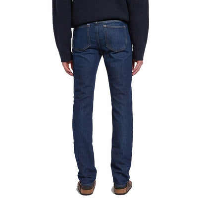 Blå Konst Cotton Denim Jeans