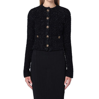 Crop Bouclé Cardigan