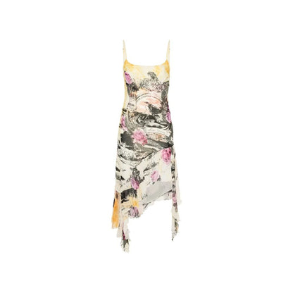 Printed Crepe Dress