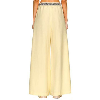 Logo Wool Pants