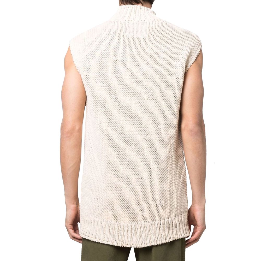 Slogan Print Vest Pullover