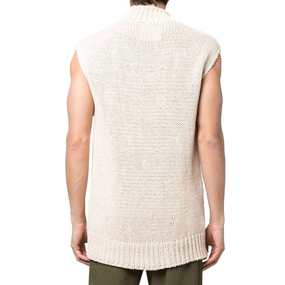 Slogan Print Vest Pullover