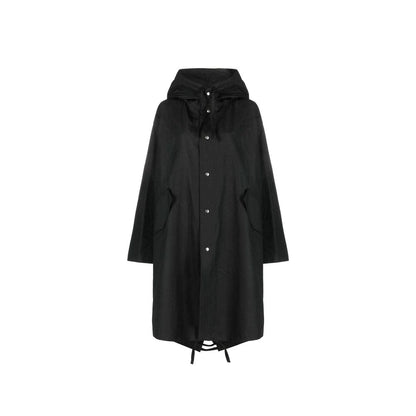 Mid-Length Cotton Hooded Parka
