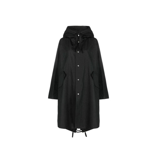 Mid-Length Cotton Hooded Parka