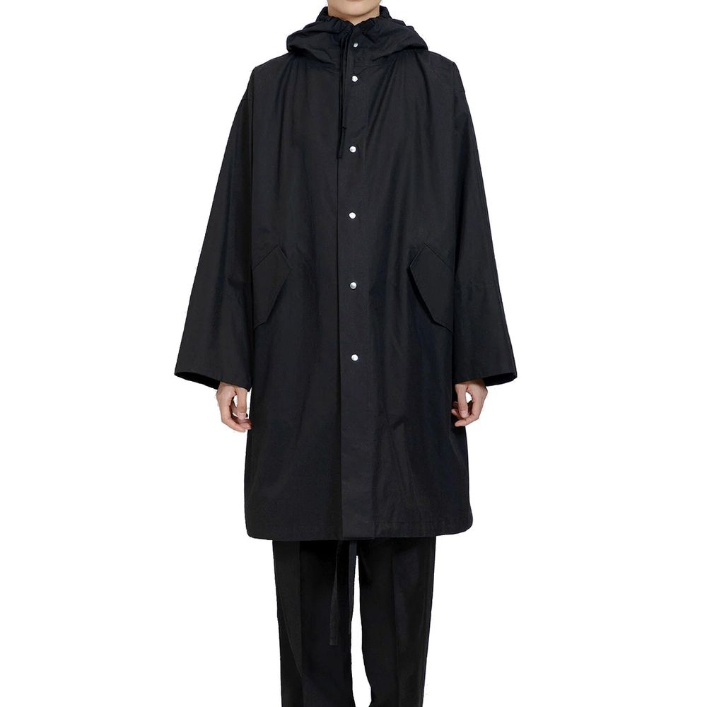 Mid-Length Cotton Hooded Parka