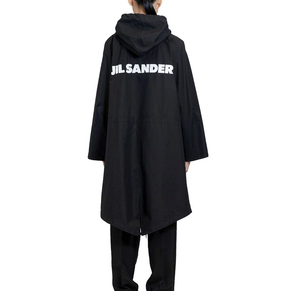 Mid-Length Cotton Hooded Parka