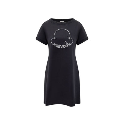 Cotton Logo Mini Dress