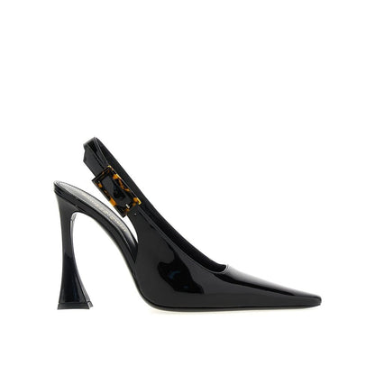 'Dune' Leather Slingback Pumps