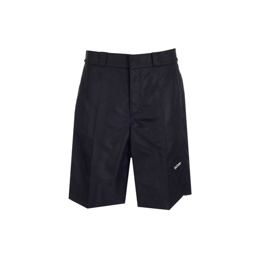 Flower Embroidery Bermuda Shorts
