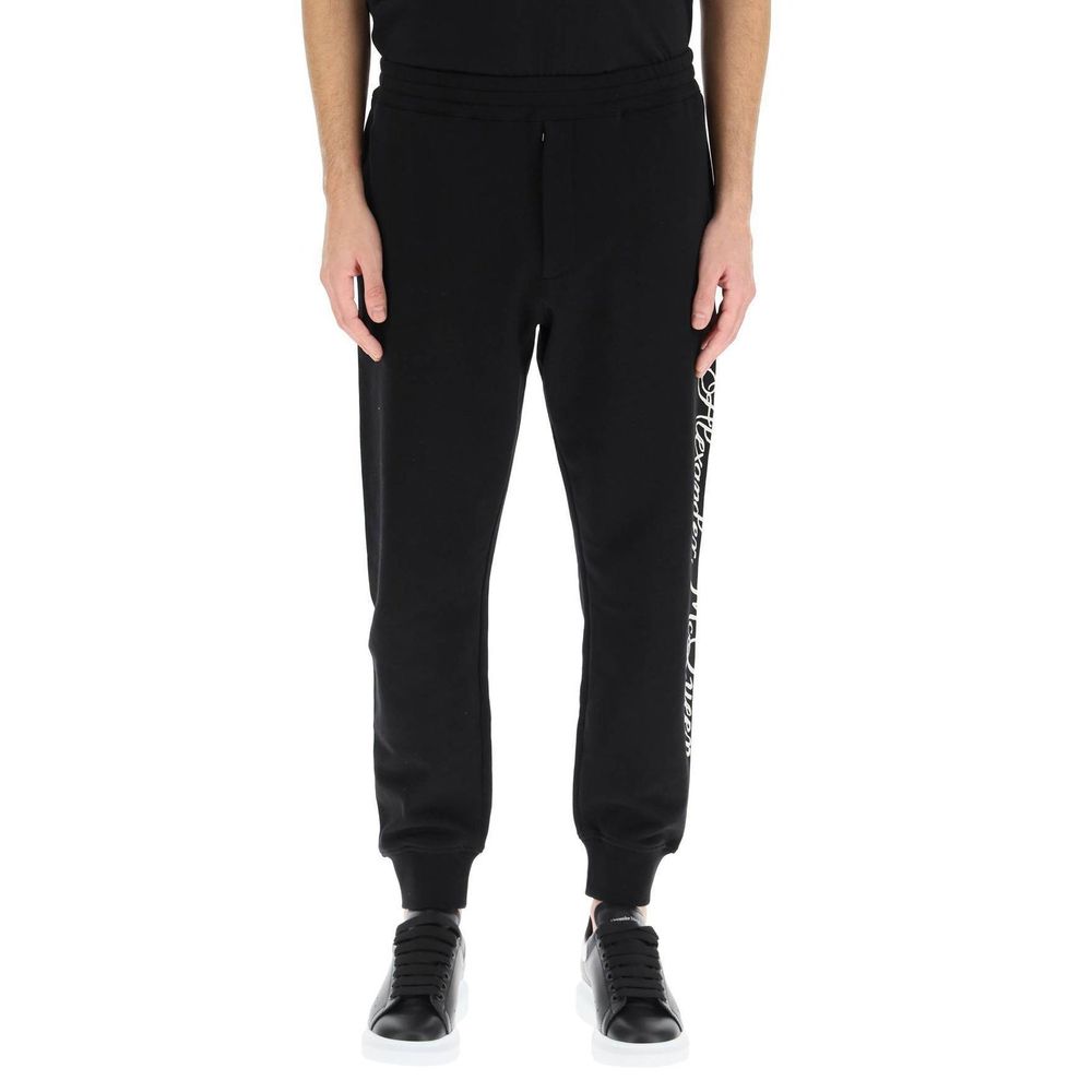 Logo Cotton Pants
