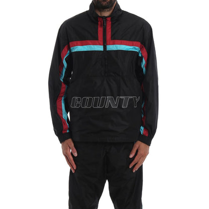 Marcelo Burlon Logo Windbreaker Jacket