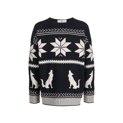 Embroidered Cotton Sweater