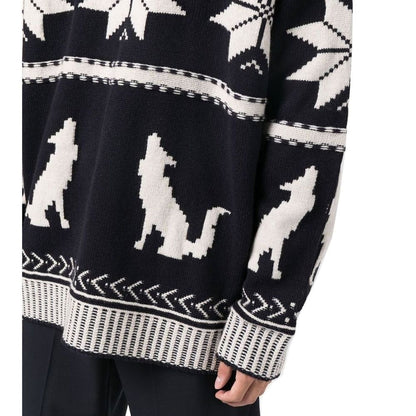 Embroidered Cotton Sweater
