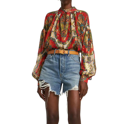 Silk Printed Shirt