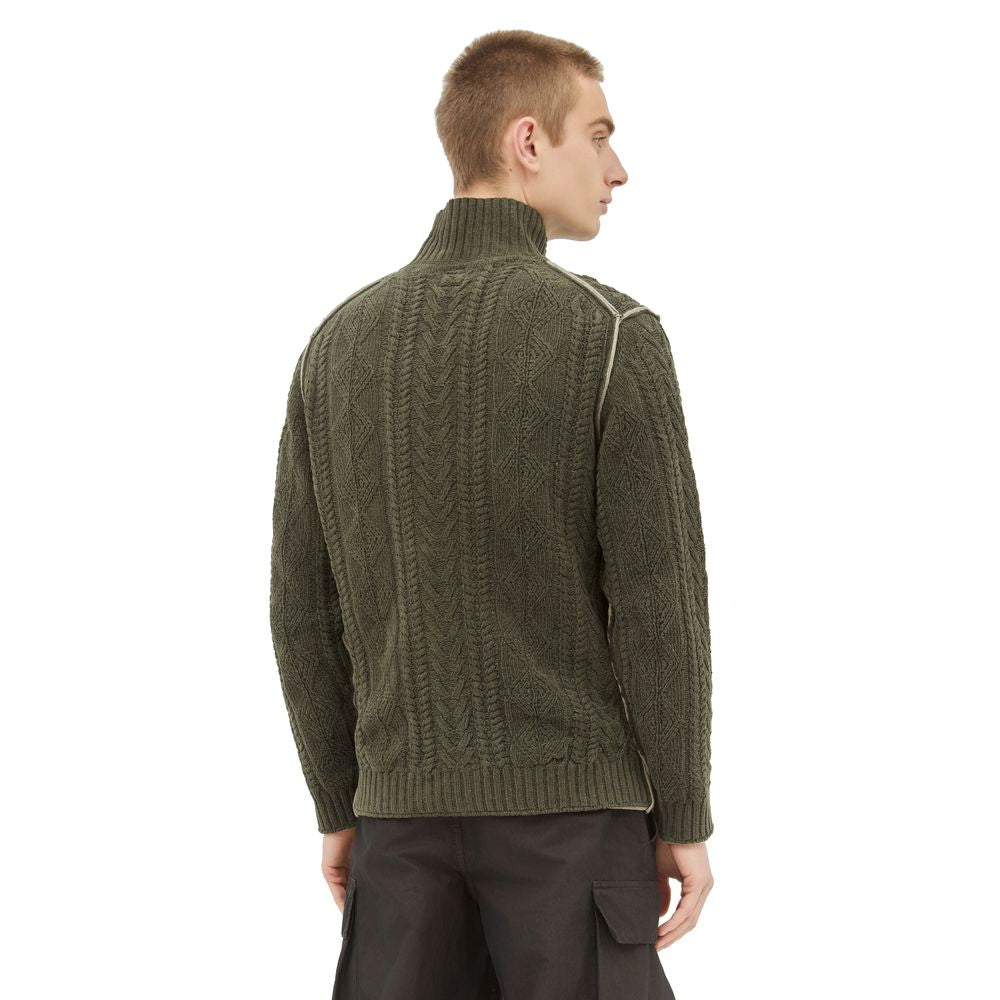 Green Cotton Sweater