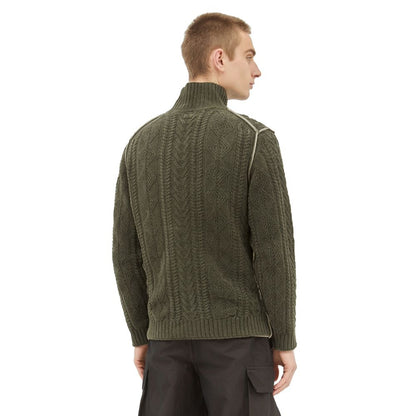 Green Cotton Sweater