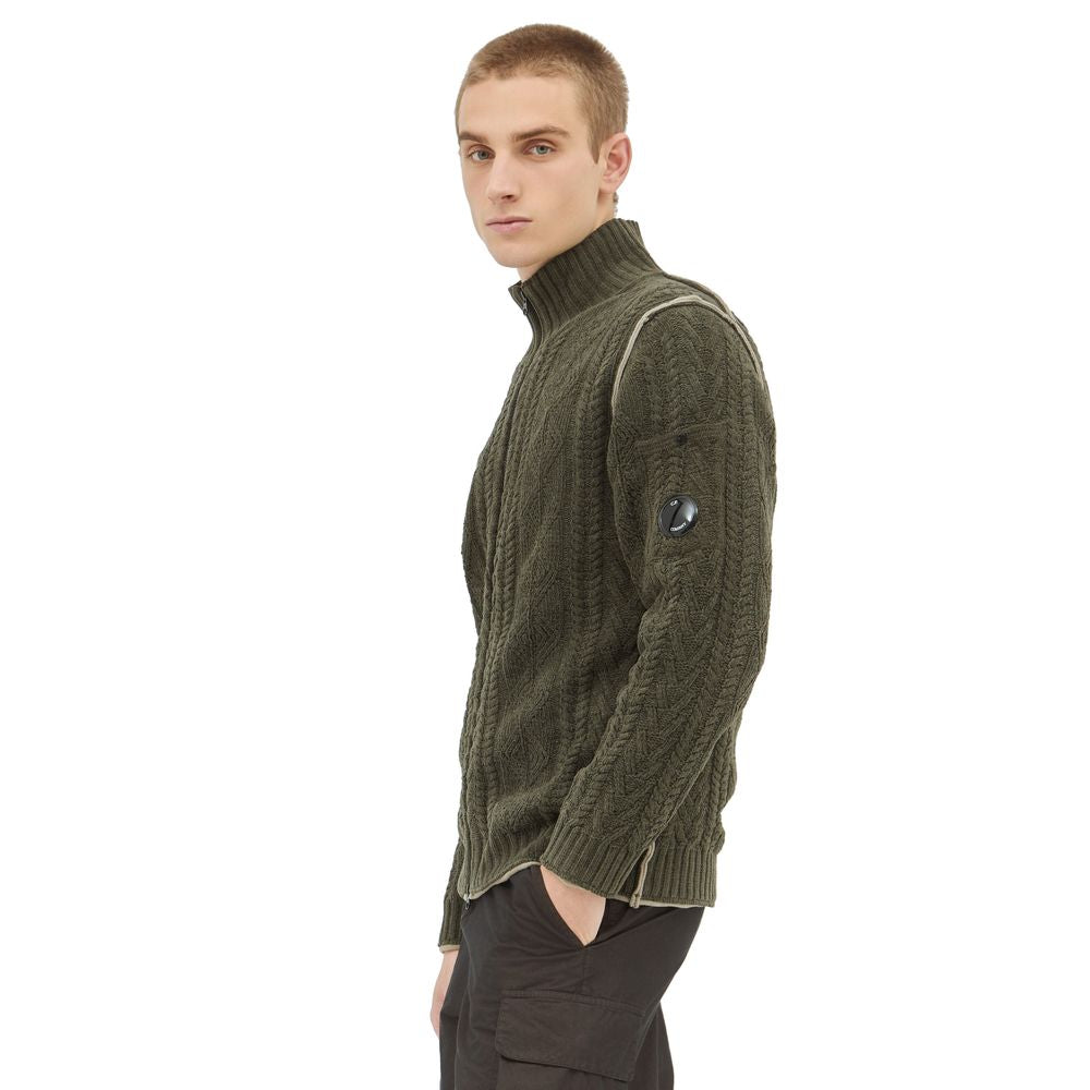 Green Cotton Sweater