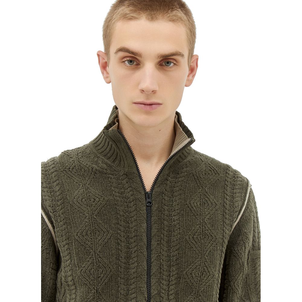 Green Cotton Sweater