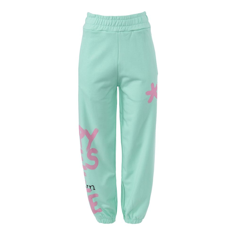Green Cotton Jeans & Pant