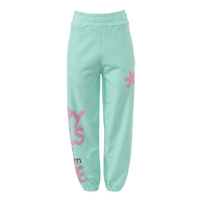 Green Cotton Jeans & Pant