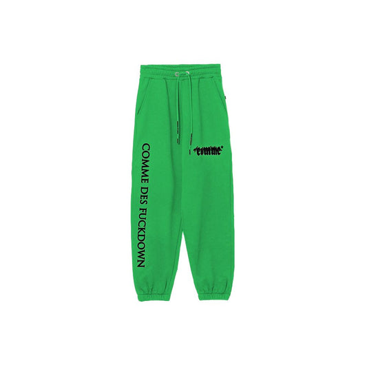 Green Cotton Jeans & Pant