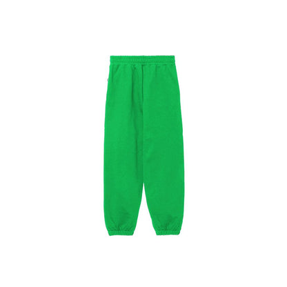 Green Cotton Jeans & Pant