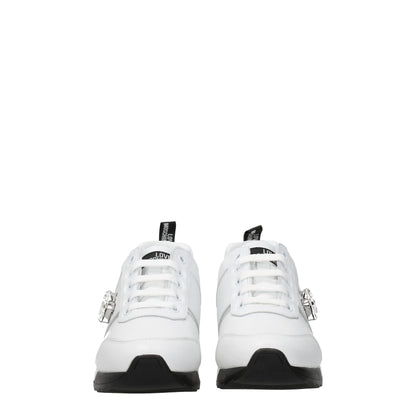 White Leather Low Tops