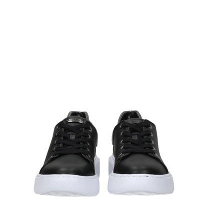 Black Polyethylene Platform Sneakers