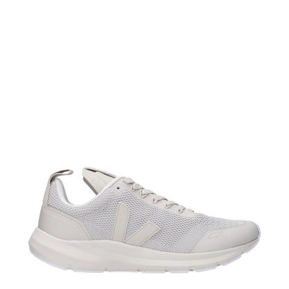 Gray Fabric Athletic Sneakers
