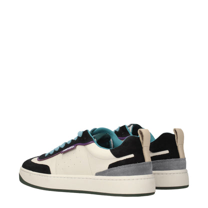 Multicolor Leather Low Tops
