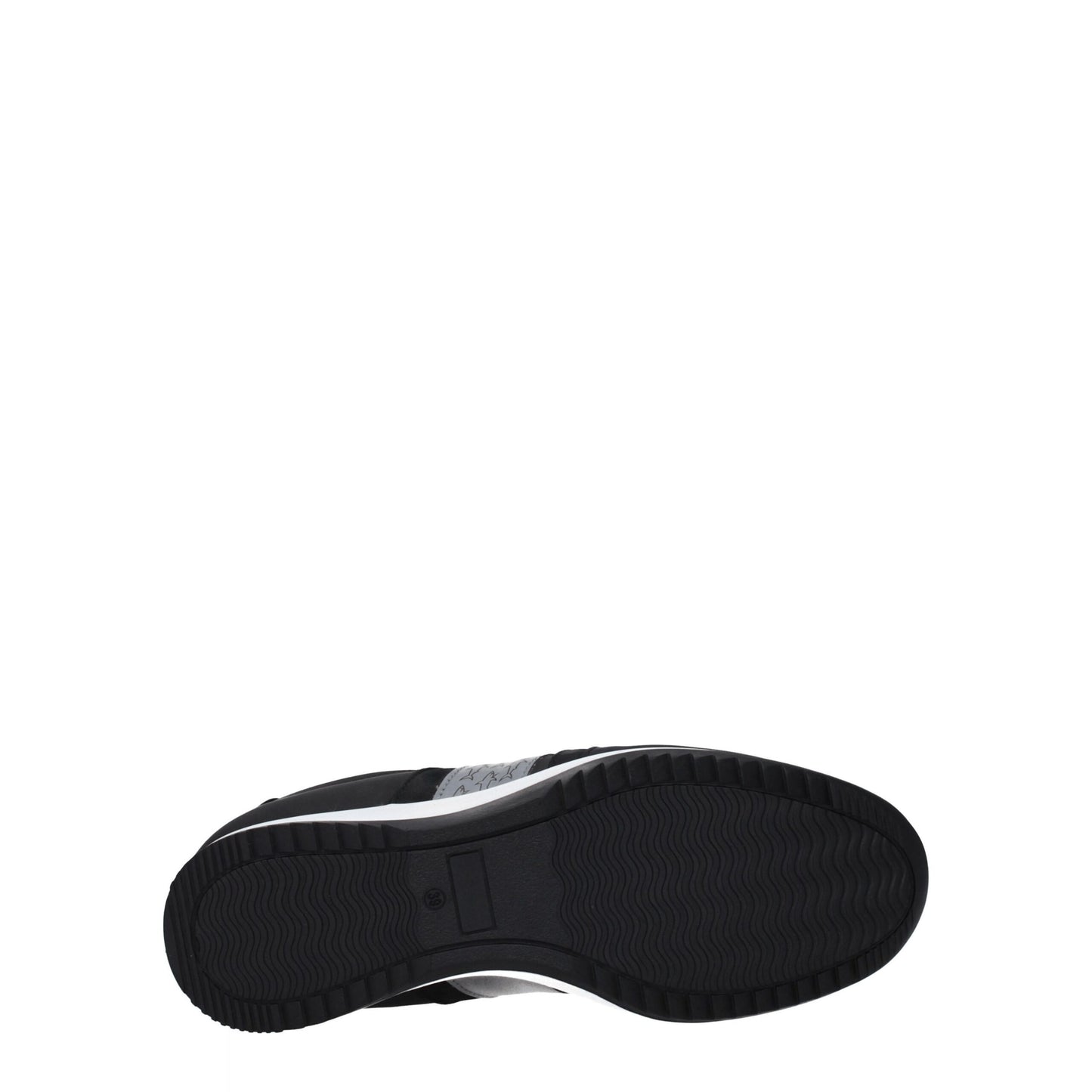 Black Leather Athletic Sneakers