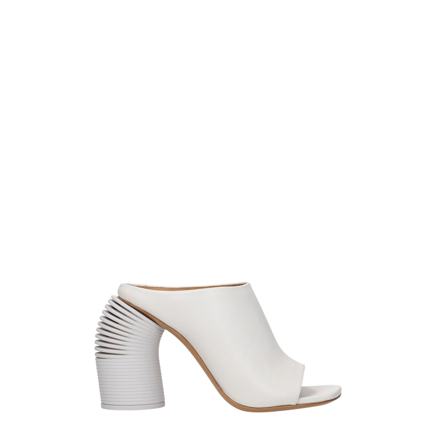 White Leather Platforms