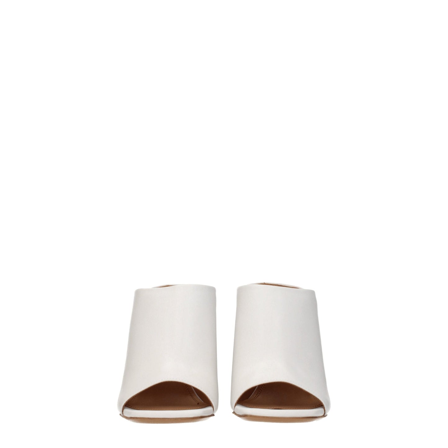White Leather Platforms