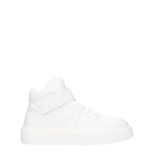 White Leather High Tops