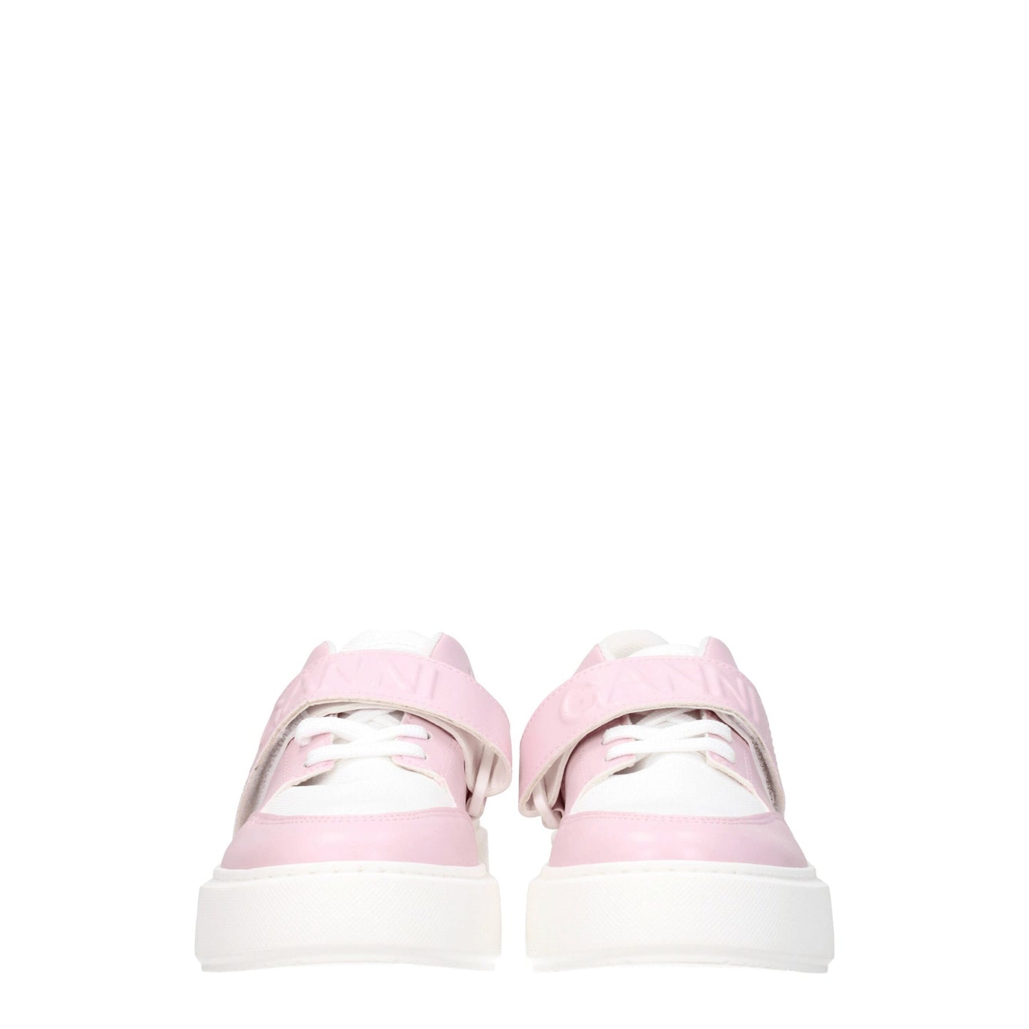Pink Leather Low Tops
