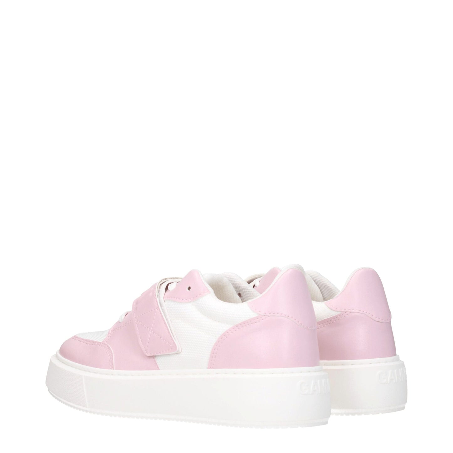 Pink Leather Low Tops