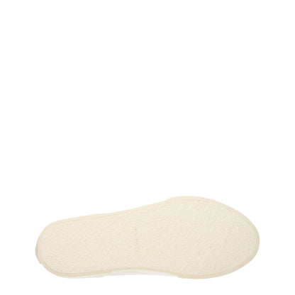 Beige Fabric High Tops