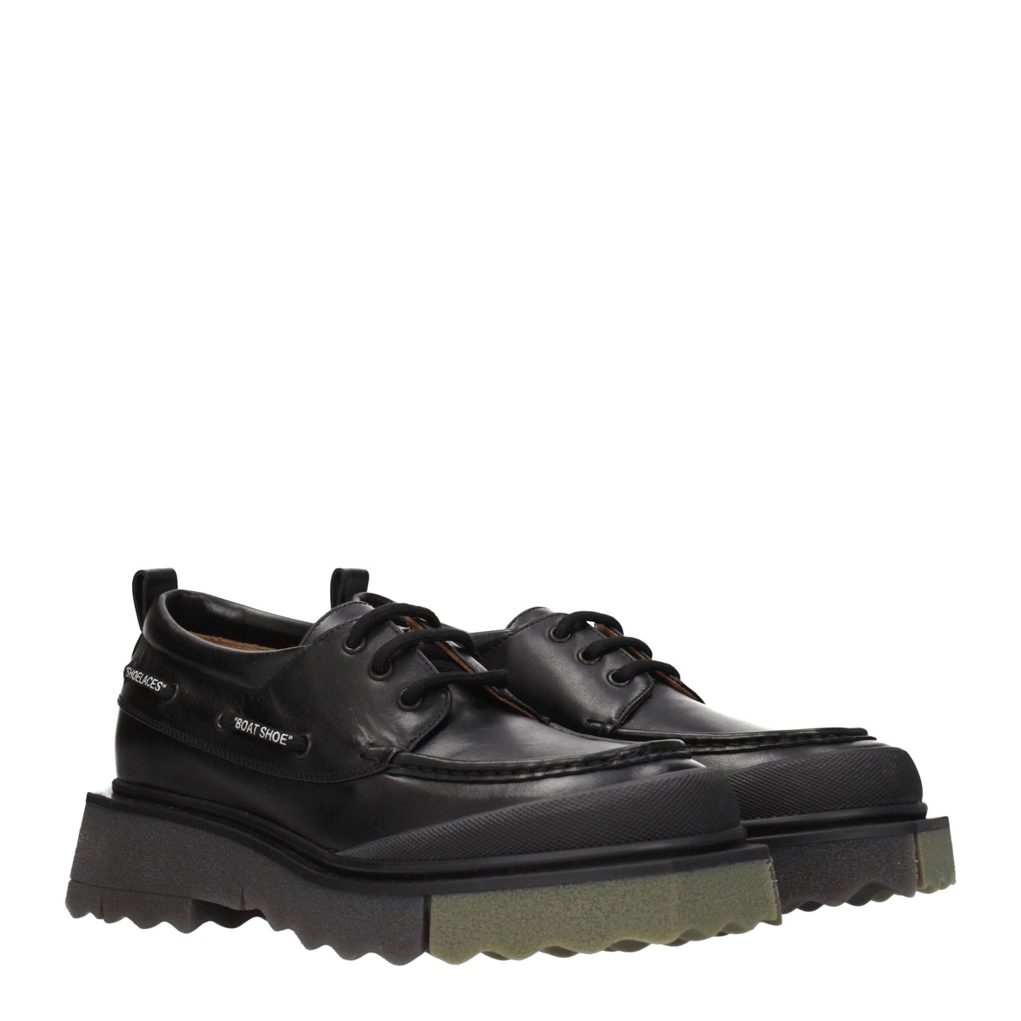 Black Leather Slip-On Loafers