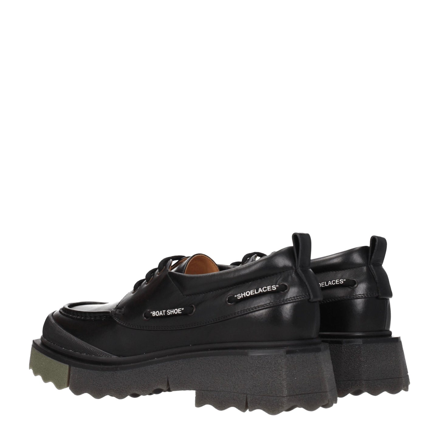 Black Leather Slip-On Loafers