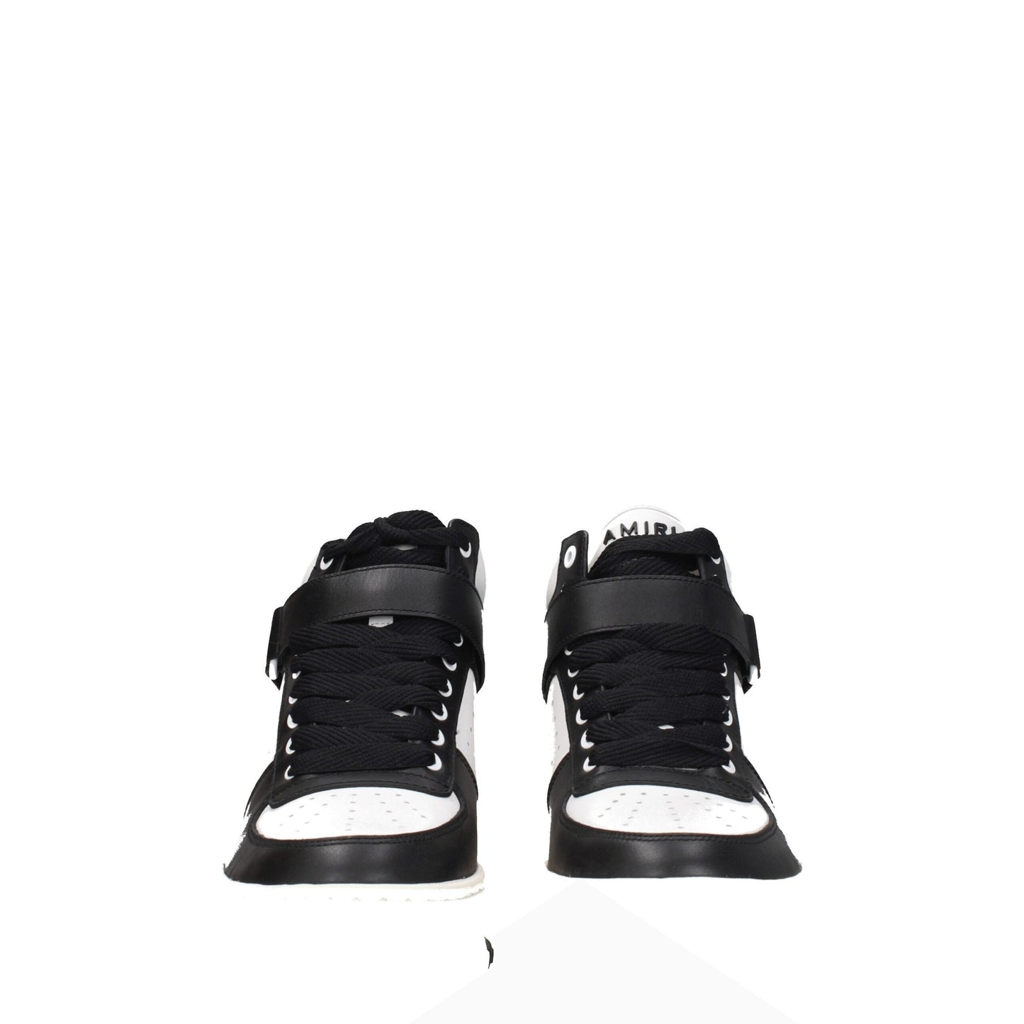 Black Leather High Tops