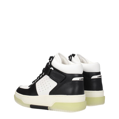 Black Leather High Tops