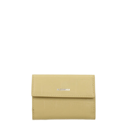 Yellow Leather Wallets