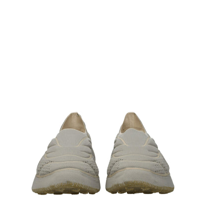 Gray Fabric Athletic Sneakers